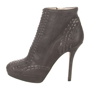 Dior Elegant Gray Women's Ankle Boots